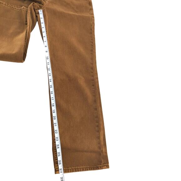 Good American 90s Duster Straight Leg Jeans In Bronze 4/ 27 - Picture 11 of 15